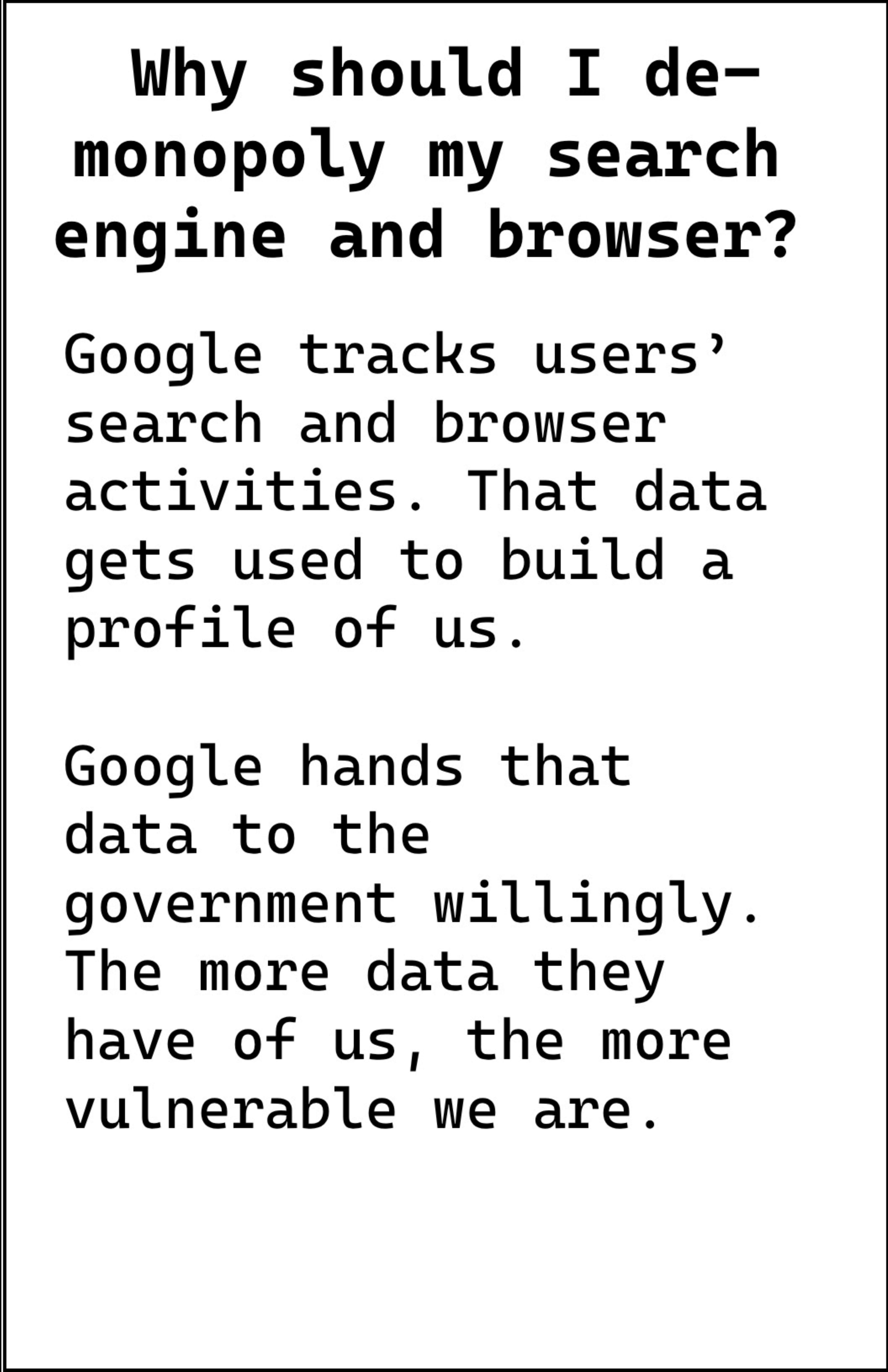 Page 4 of Brief Notes from a De-Monopoly DiscoTech